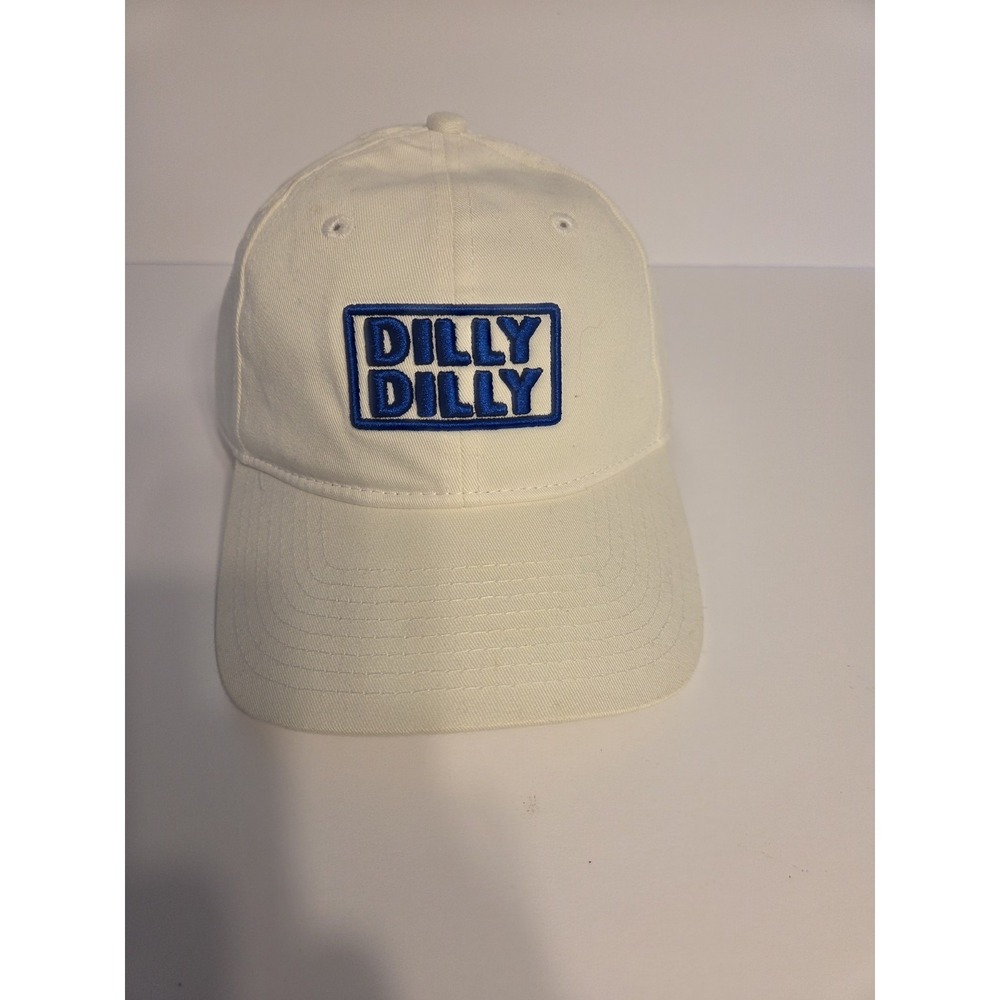NWT Bud Light Dilly Dilly Baseball Cap  OS White Blue‎